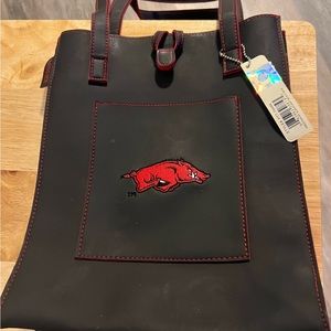 NWT Arkansas Razorback Tote